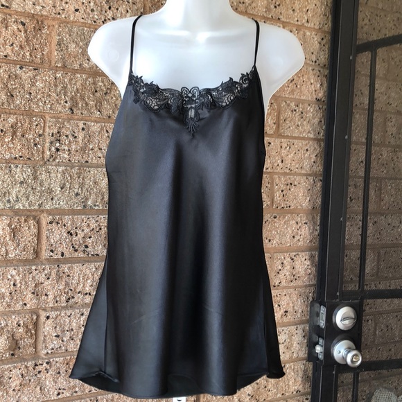 Cabernet Other - Dillards Cabernet Black Lace Lingerie Slip EUC XL